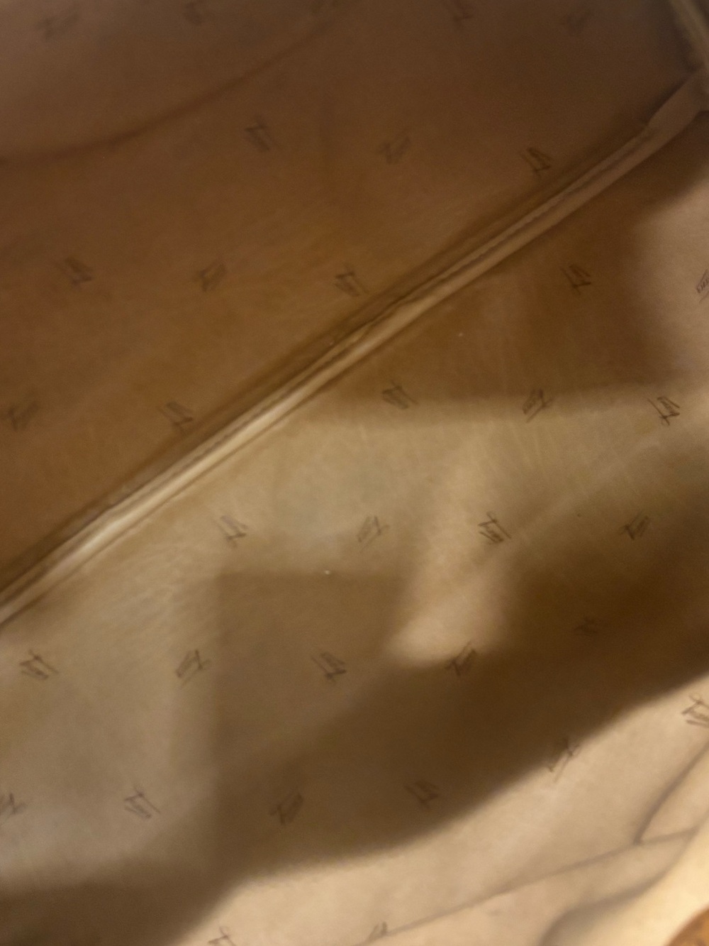 Texier seduction vintage 80s/90s leather trimmed duffle weekender bag - Picture 10 of 17